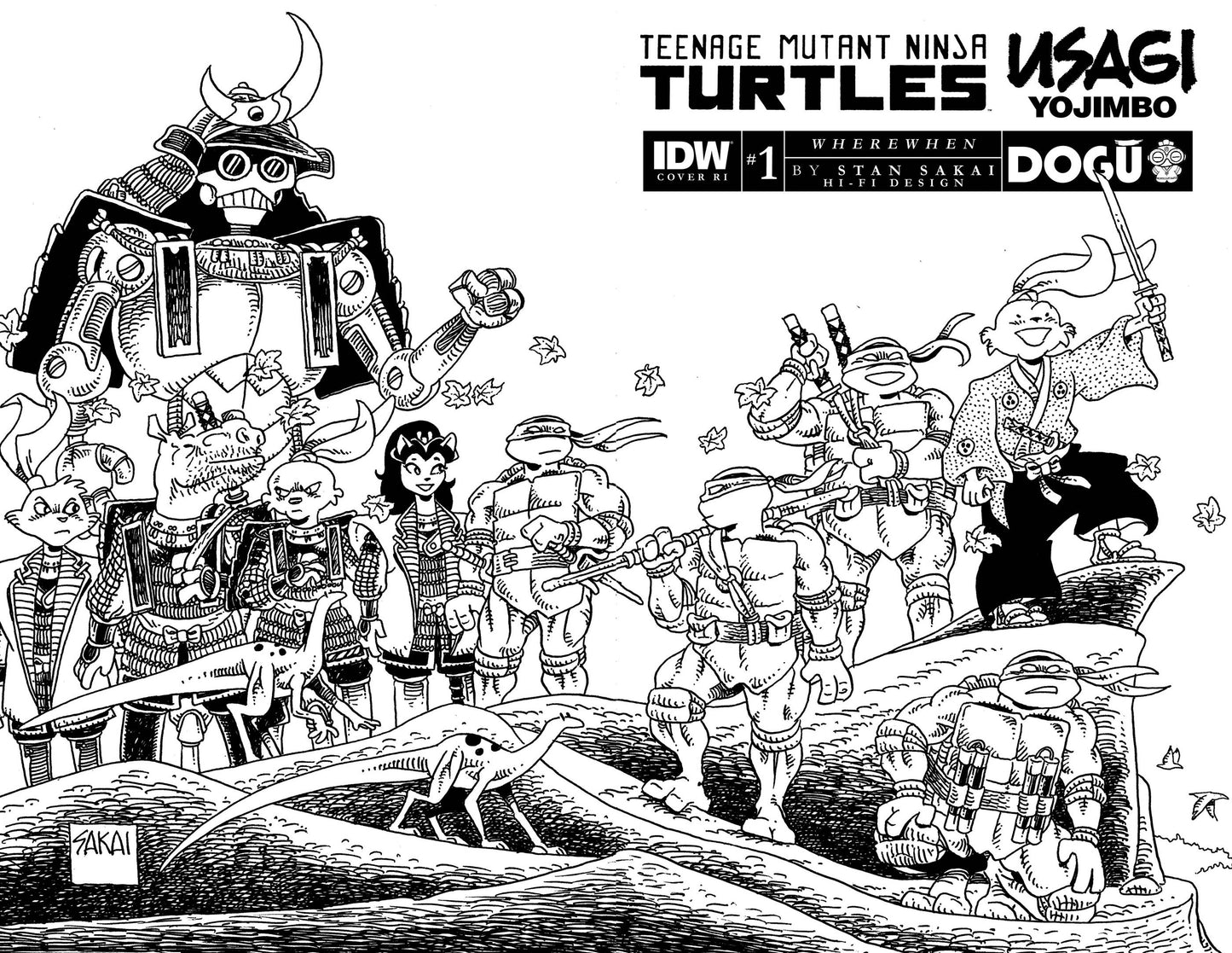 Teenage Mutant Ninja Turtles TMNT Usagi Yojimbo Wherewhen #1 E 1:25 Tbd (04/12/2023) IDW
