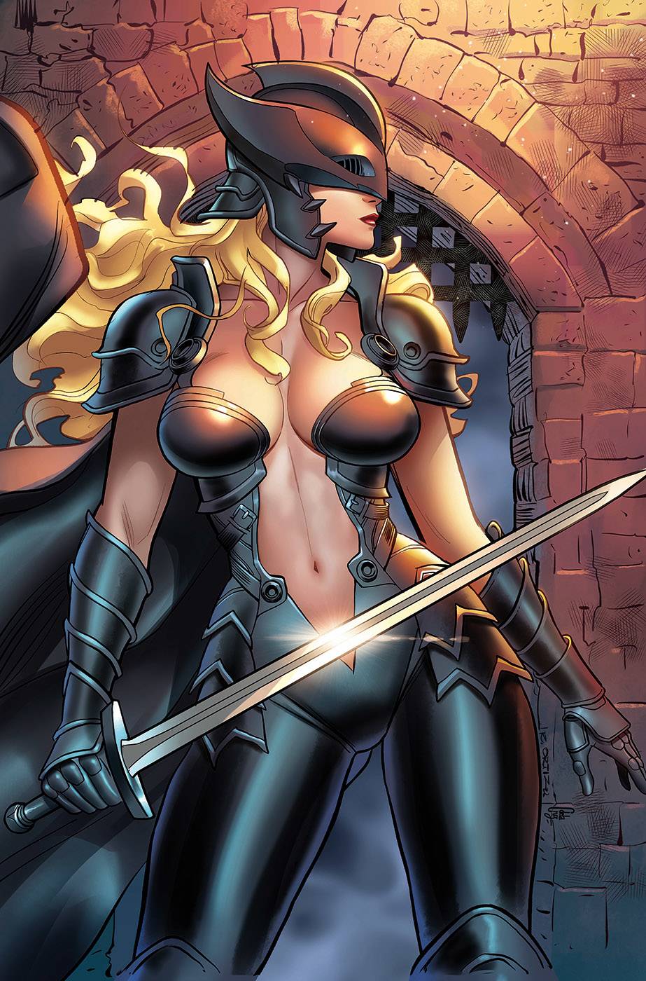 Myths & Legends Blk Knight Fate Of Legends C Ortiz GGA Variant (03/29/2023) Zenescope