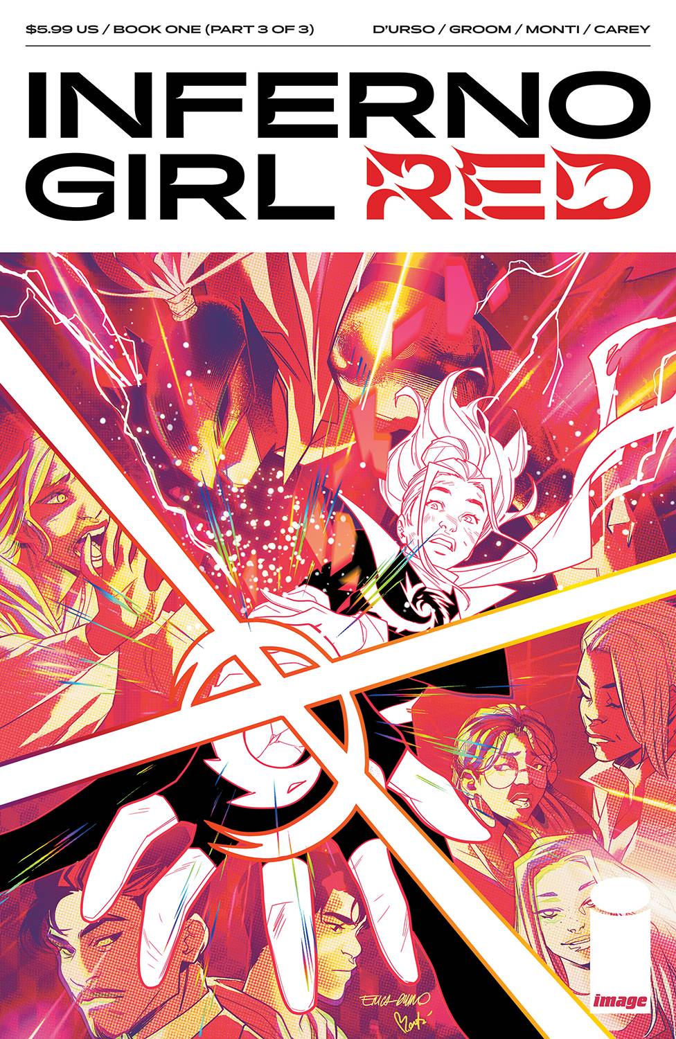 Inferno Girl Red Book One #3 (Of 3) A Erica D'urso Mattt Groom Mv (03/22/2023) Image