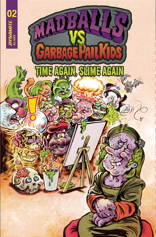 Madballs Vs Garbage Pail Kids Slime Again #2 B Jason Crosby Variant (03/15/2023) Dynamite