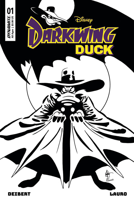 Darkwing Duck #1 Zf 1:7 Foc Ken Haeser B&W Variant (01/25/2023) Dynamite