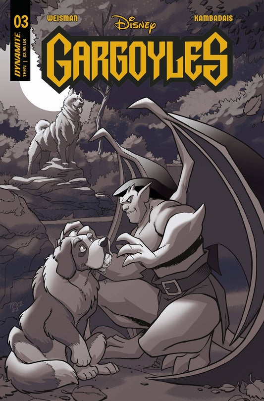 Gargoyles #3 X 1:10 Foc Tony Fleecs & Forstner Line Art Variant (02/22/2023) Dynamite