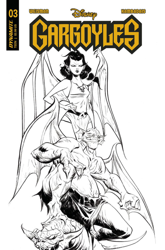 Gargoyles #3 Y 1:10 Foc Jae Lee Line Art Variant (02/22/2023) Dynamite