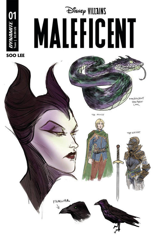 Disney Villains Maleficent #1 J 1:20 Soo Lee Character Design Variant (05/17/2023) Dynamite