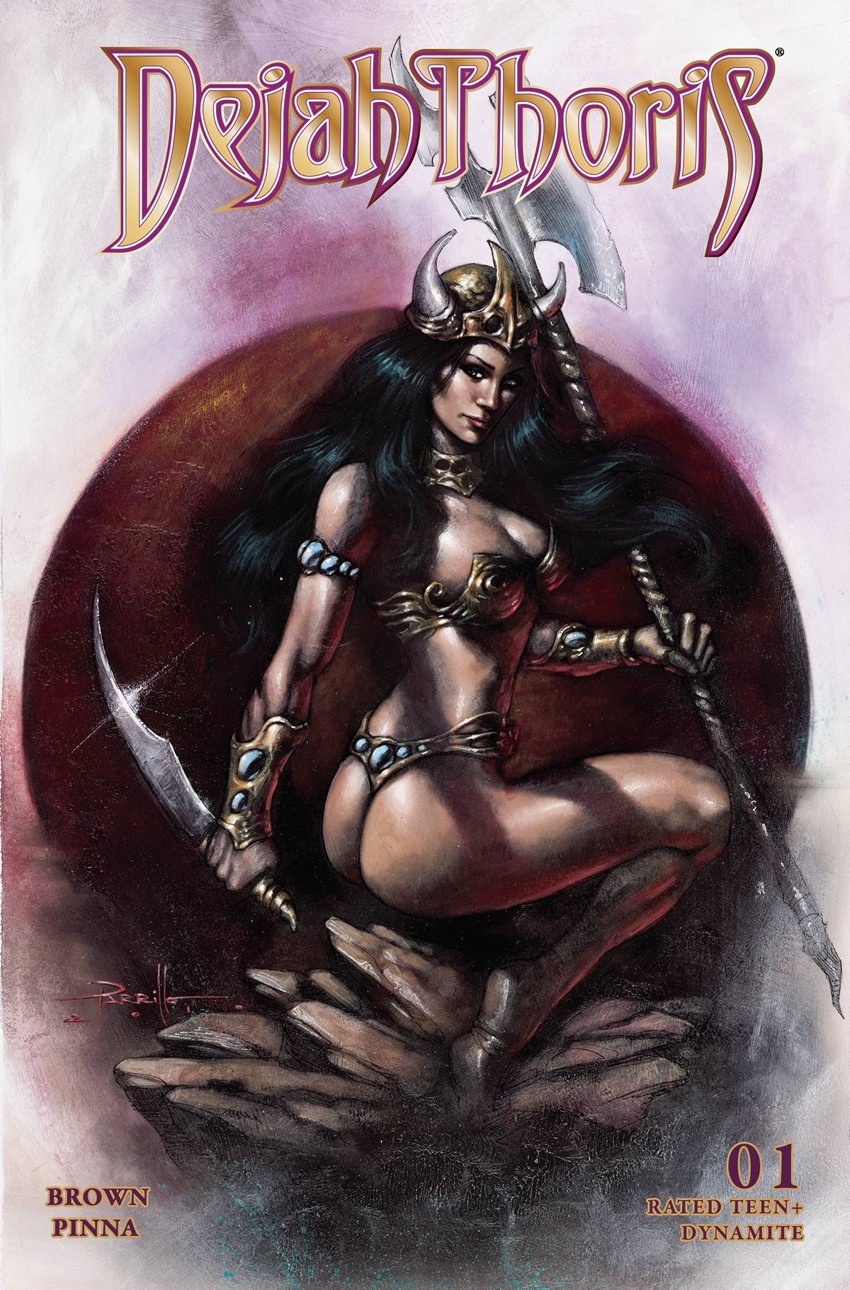 Dejah Thoris (2023) #1 R Foc Bonus Lucio Parrillo Original Variant (03/08/2023) Dynamite