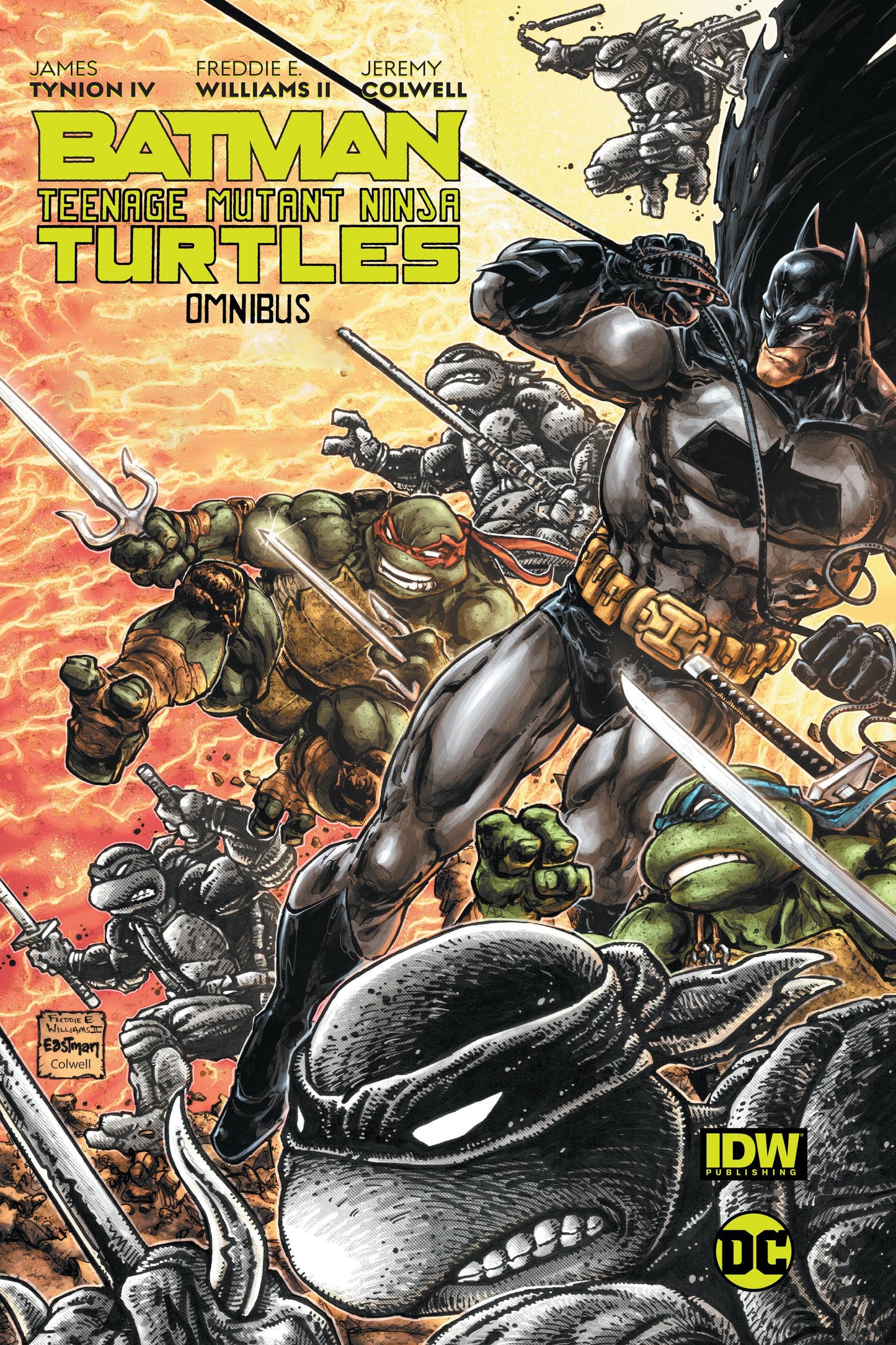 BATMAN TEENAGE MUTANT NINJA TURTLES OMNIBUS HC