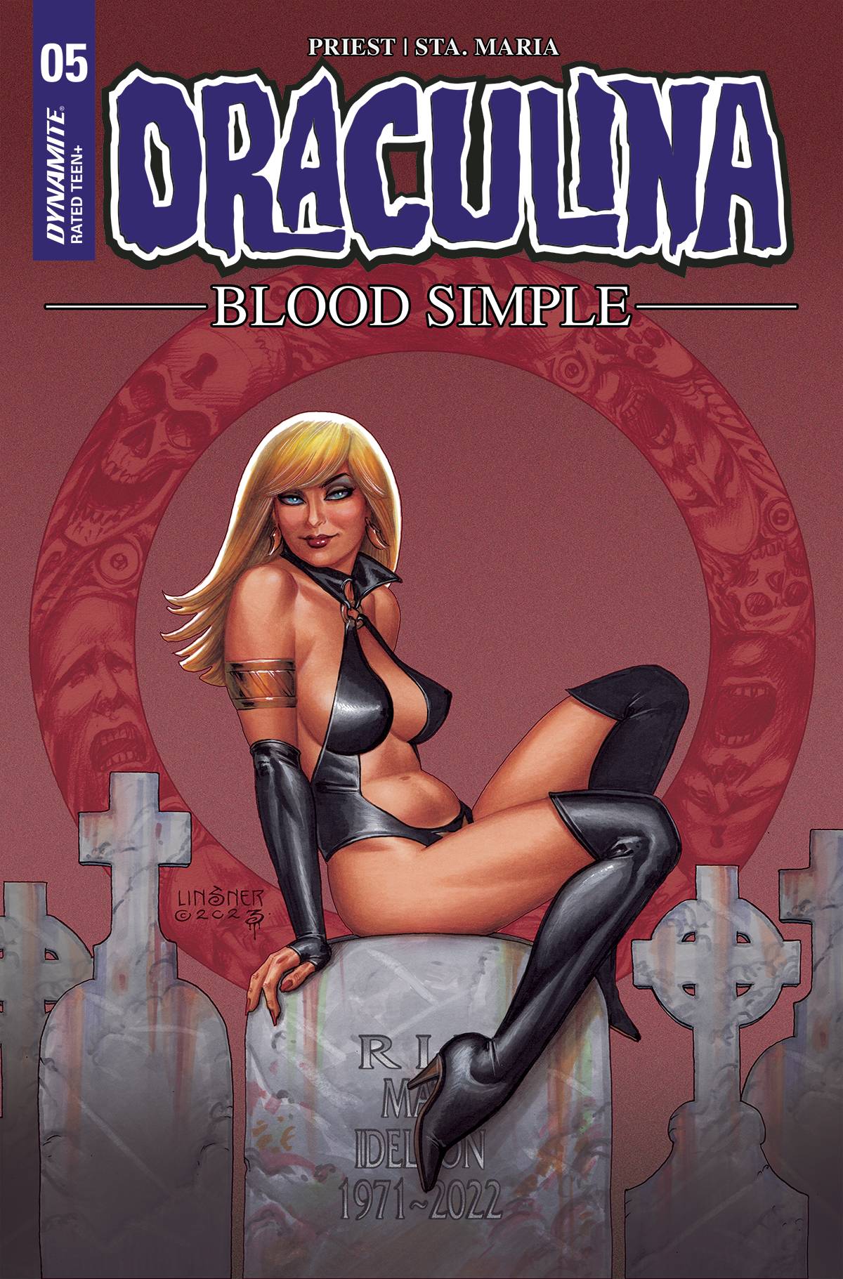 Draculina Blood Simple #5 B Joseph Michael Linsner Variant (08/30/2023) Dynamite