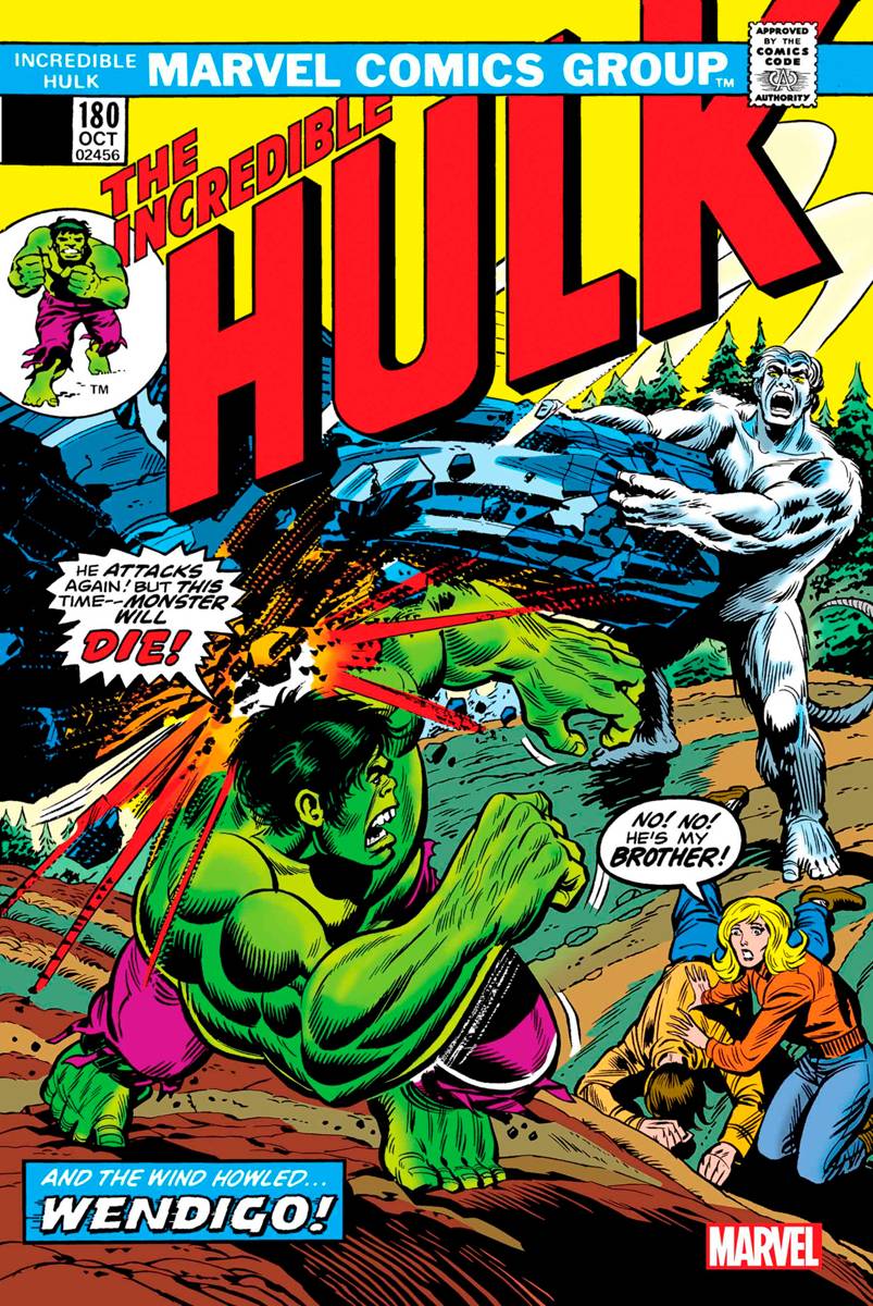 Incredible Hulk #180 Facsimile Edition New Ptg 1st Cameo Wolverine (07/05/2023) Marvel