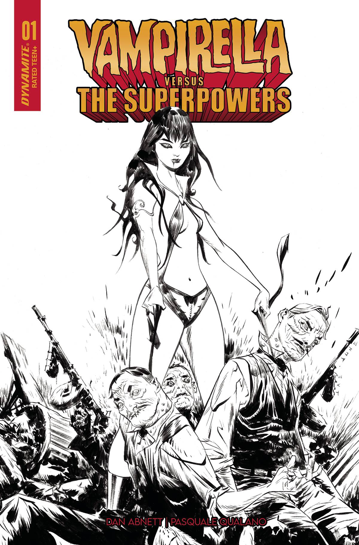 Vampirella Vs Superpowers #1 X 1:7 Foc Jae Lee Line Variant (05/24/2023) Dynamite