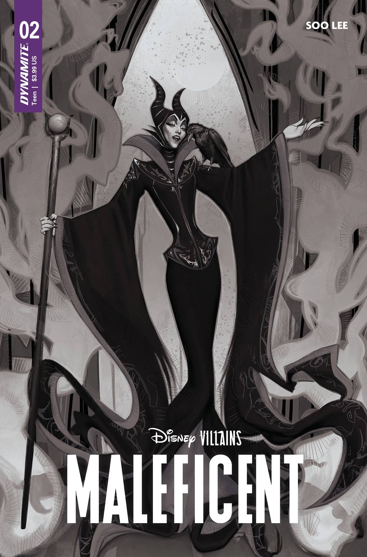 Disney Villains Maleficent #2 R 1:7 Foc Puebla B Variant (06/07/2023) Dynamite