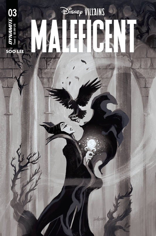 Disney Villains Maleficent #3 Q 1:7 Foc Jennifer Meyer B&W Variant (07/05/2023) Dynamite