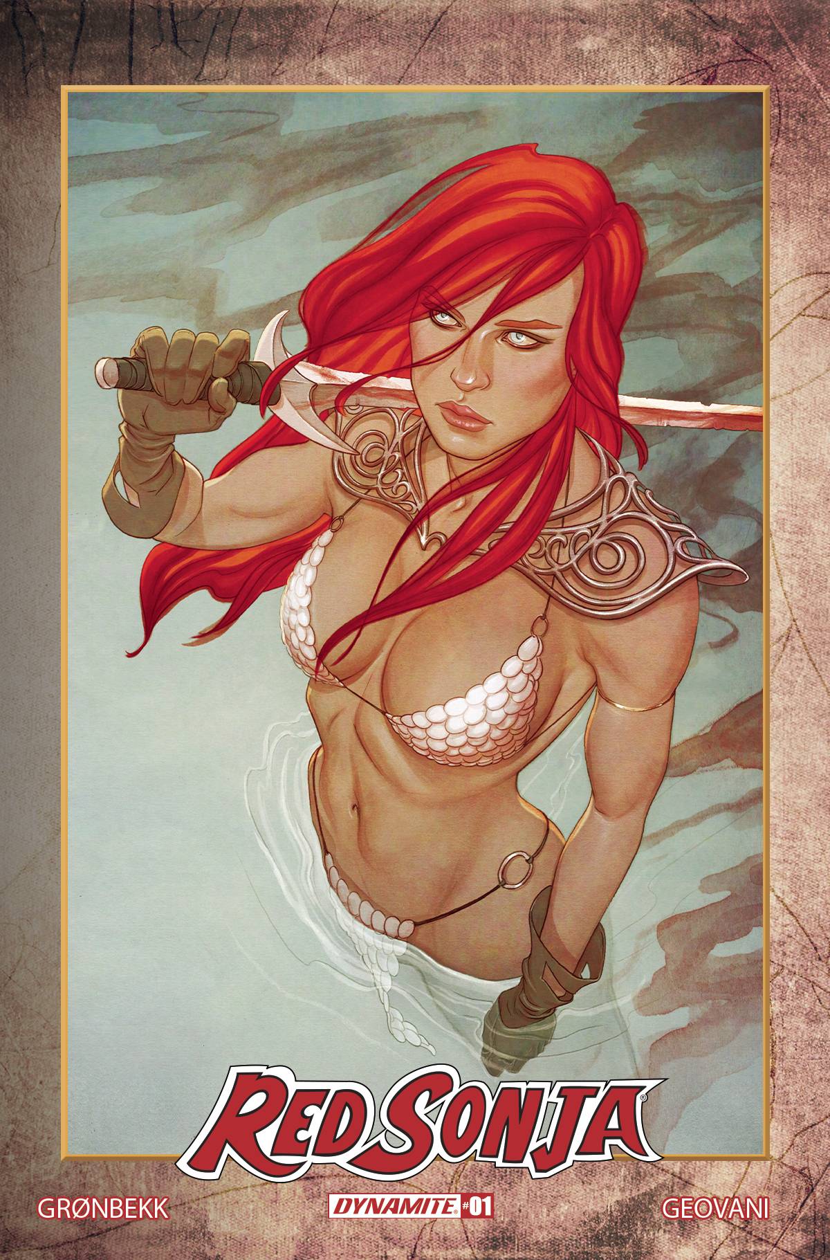 Red Sonja 2023 #1 Zt 1:10 Foc Jenny Frison Modern Icon (07/19/2023) Dynamite