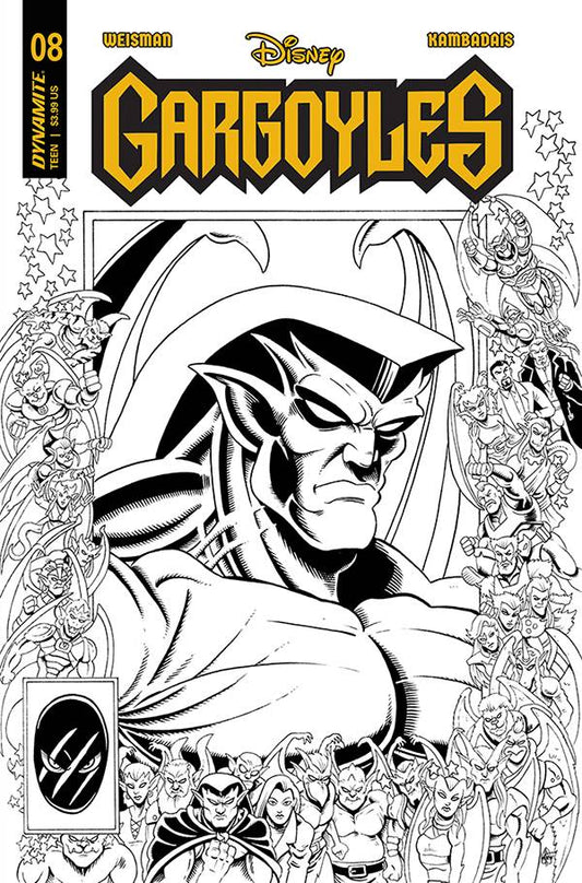 Gargoyles #8 S 1:7 Foc Haeser Line Art Variant (08/02/2023) Dynamite