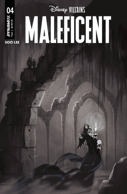 Disney Villains Maleficent #4 Q 1:7 Foc Jennifer Meyer B&W Variant (08/16/2023) Dynamite