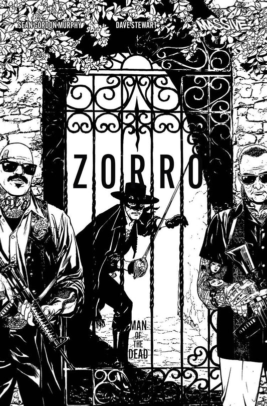 Zorro Man Of The Dead #3 (Of 4) D 1:10 Sook B&W (03/13/2024) Massive