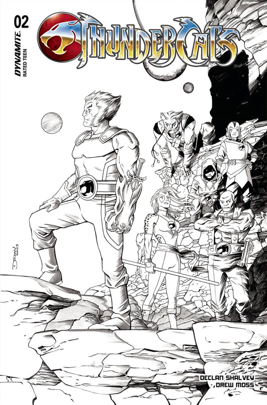 Thundercats #2 L 1:15 Declan Shalvey Line Art Variant (03/13/2024) Dynamite