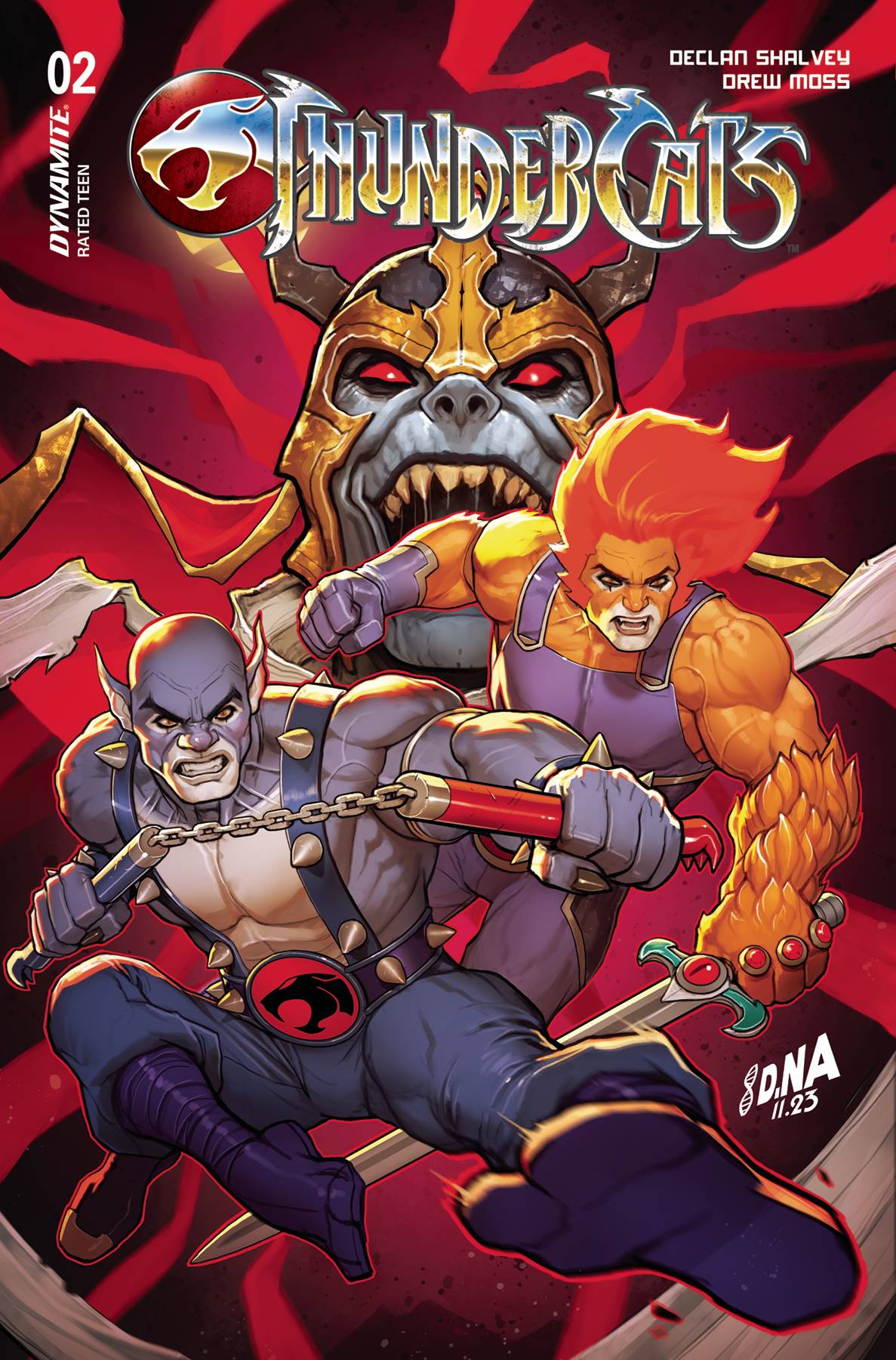 Thundercats #2 Q 1:20 David Nakayama Foil Variant (03/13/2024) Dynamite