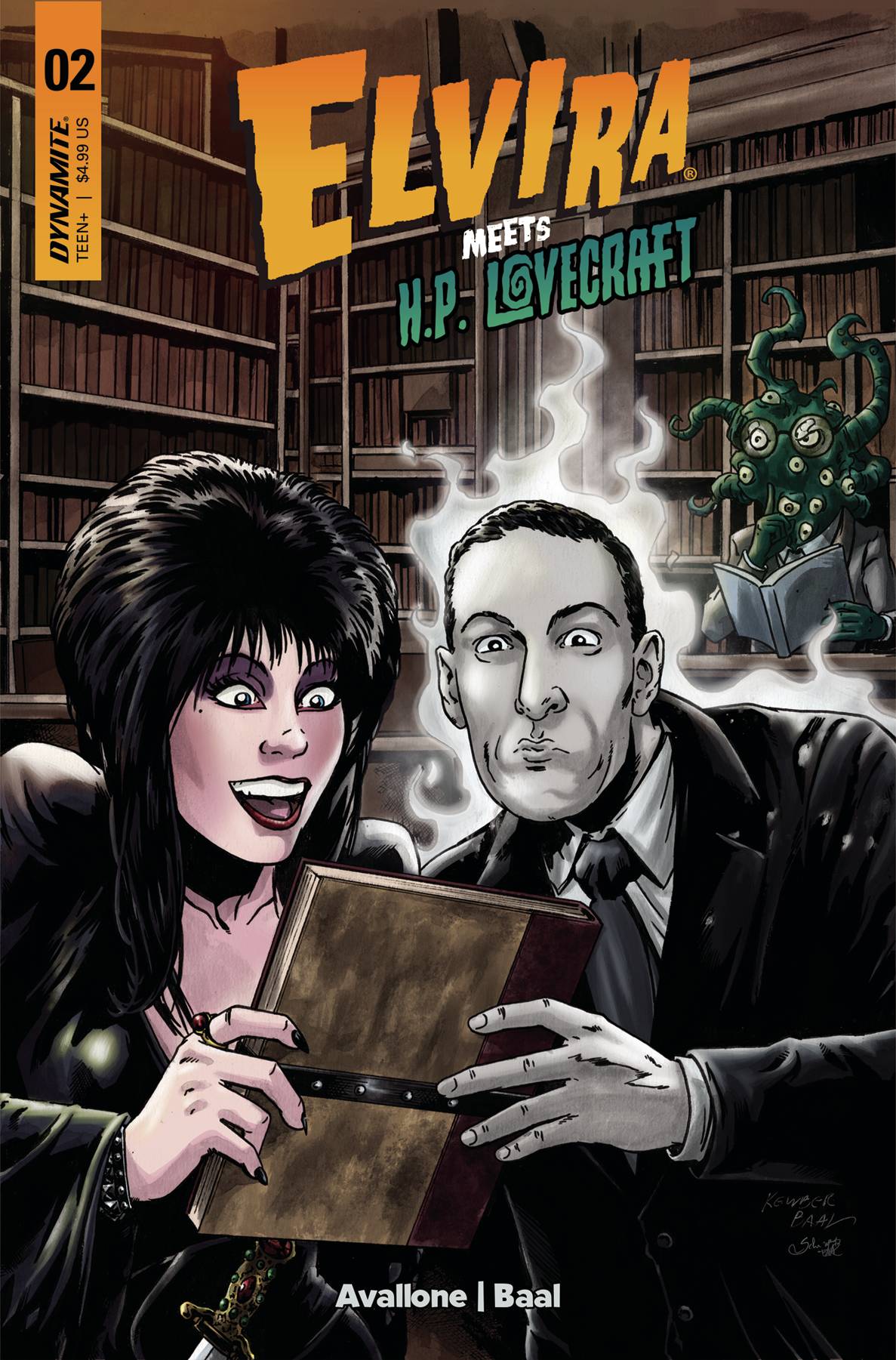 Elvira Meets Hp Lovecraft #2 B Kewber Baal Variant (03/20/2024) Dynamite