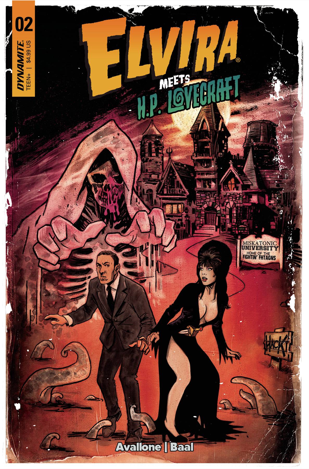 Elvira Meets Hp Lovecraft #2 C Robert Hack Variant (03/20/2024) Dynamite