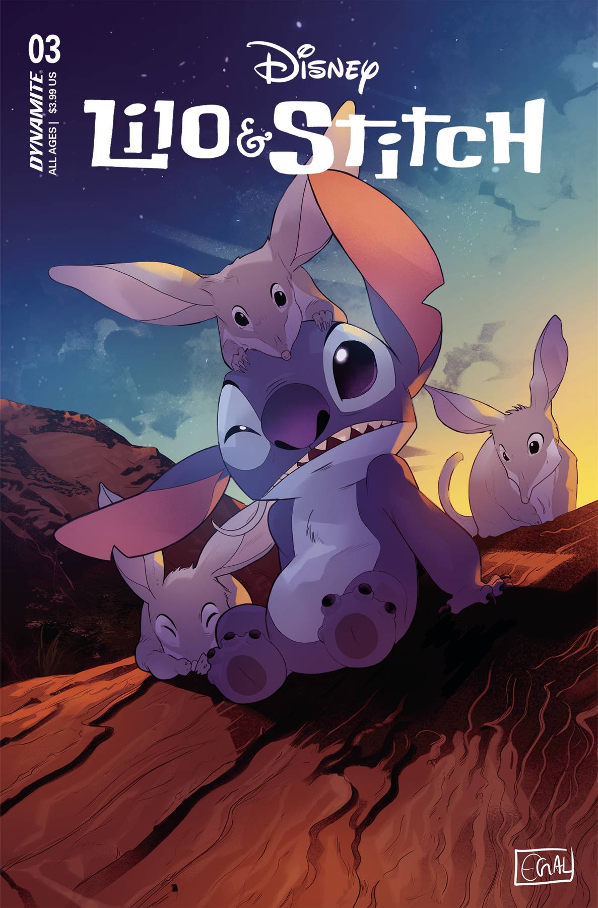 Lilo & Stitch #3 C Edwin Galmon Variant (05/01/2024) Dynamite