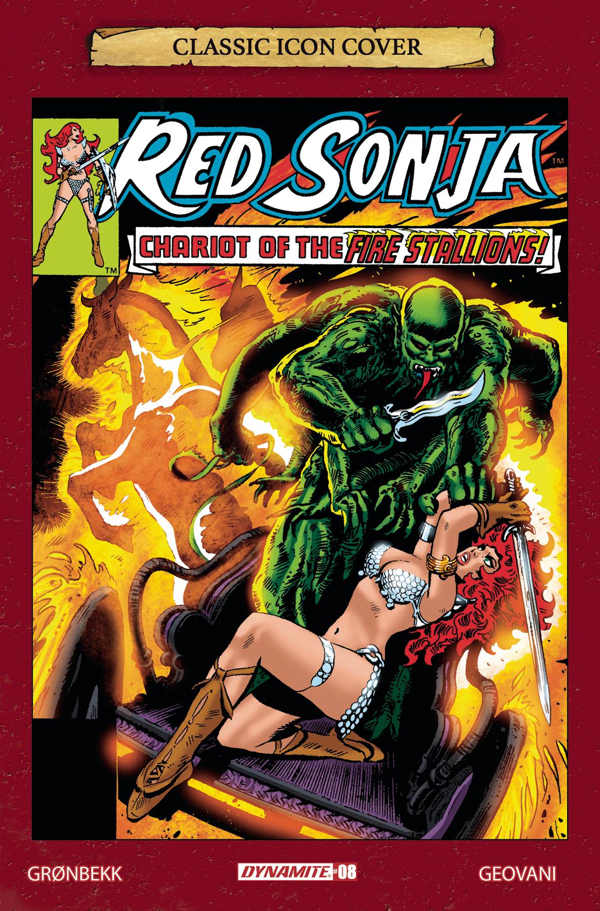 Red Sonja 2023 #9 G 1:10 Frank Thorne Icon Variant (03/27/2024) Dynamite