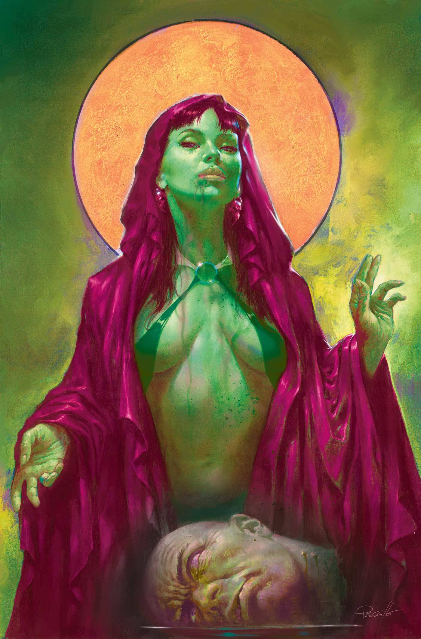 Vampirella #666 T 1:10 Foc Lucio Parrillo Ultraviolet Virgin Variant (02/14/2024) Dynamite