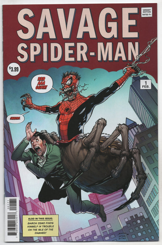Savage Spider-Man #1 F Pere Perez Amazing Fantasy 15 Homage Variant (02/02/2022) Marvel