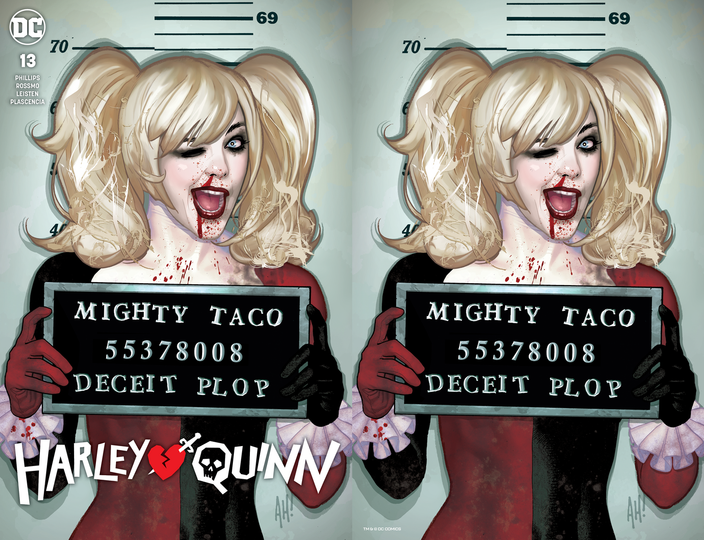 Harley Quinn #13 Adam Hughes Mugshot Catwoman 51 Homage Variant (03/22/2022) Dc