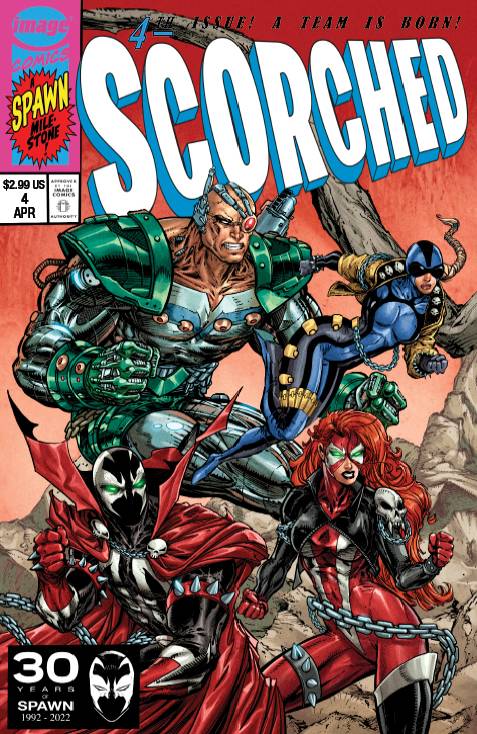 Spawn Scorched #4 B Todd Mcfarlane X-Men 1 Homage Connecting Variant (04/06/2022) Image