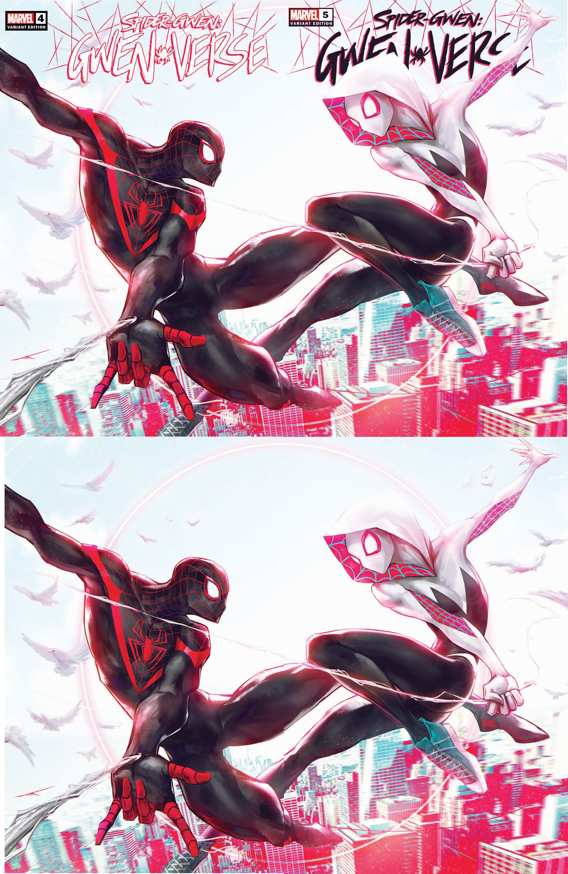 Spider-Gwen Gwenverse #4 + #5 Ivan Tao Variant Miles Morales Spider-Man  (08/24/2022) Marvel