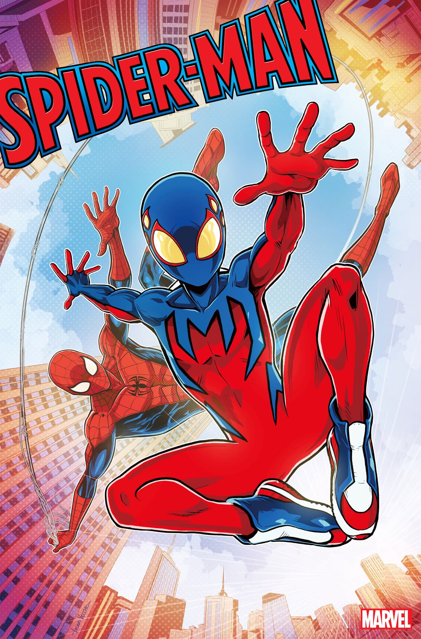 Spider-Man #7 2nd Print Luciano Vecchio Spider-Boy Variant (05/17/2023) Marvel