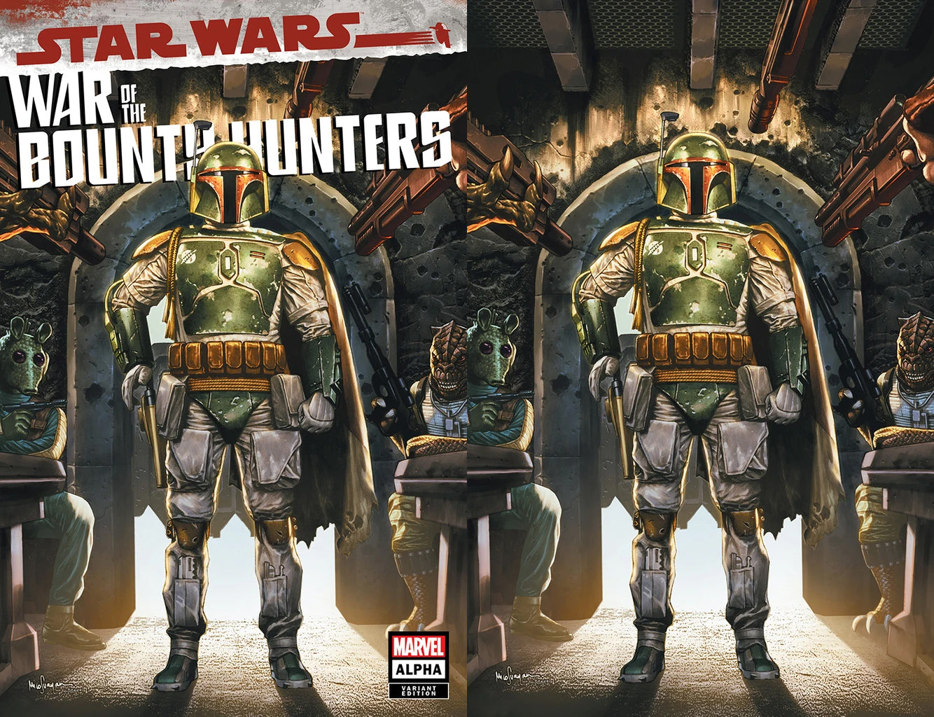 Star Wars War Bounty Hunters Alpha #1 Mico Suayan Variant Boba Fett (05/12/2021) Marvel