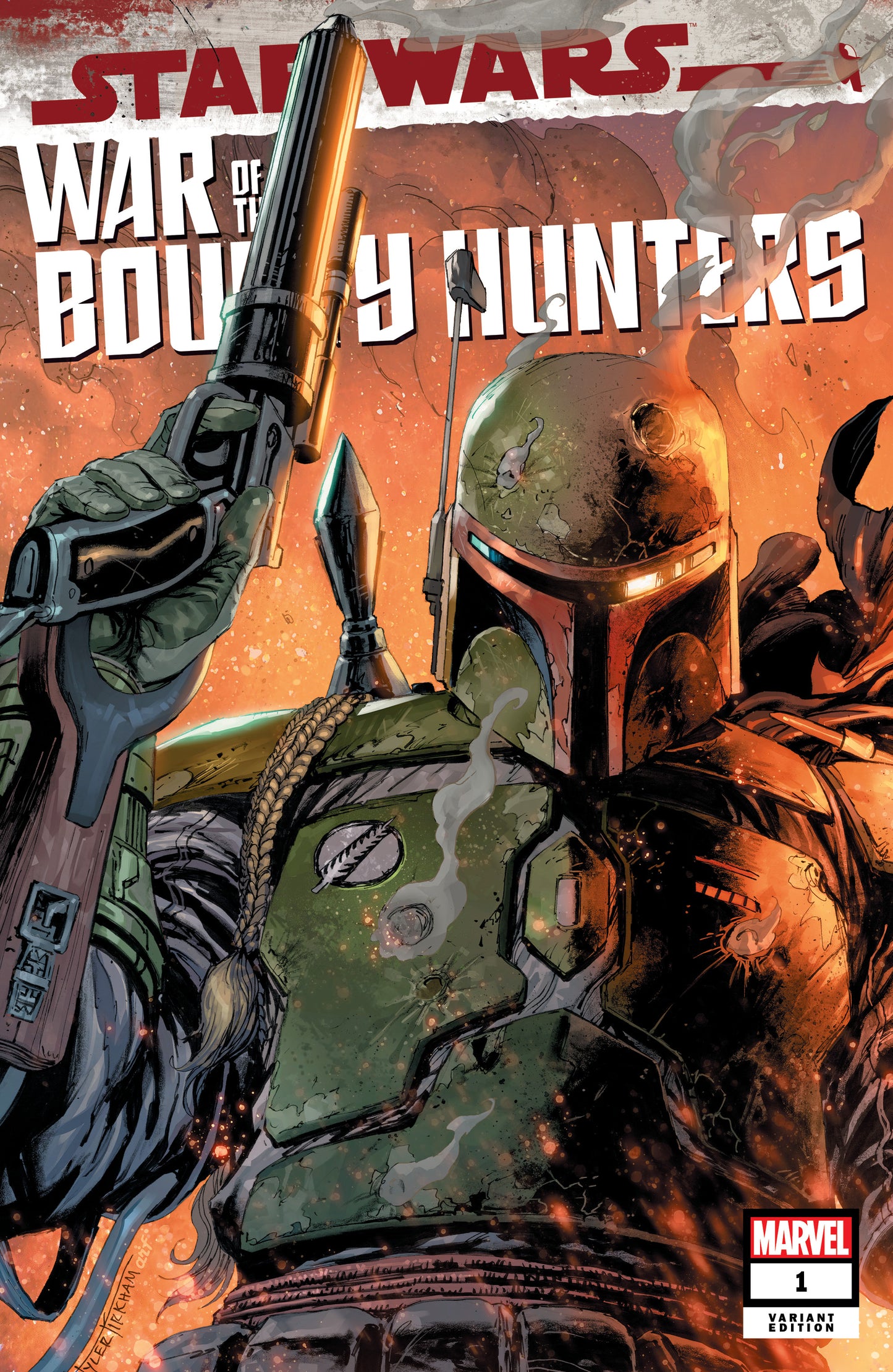 Star Wars War Bounty Hunters #1 (Of 5) Tyler Kirkham Boba Fett Variant (06/09/2021) Marvel