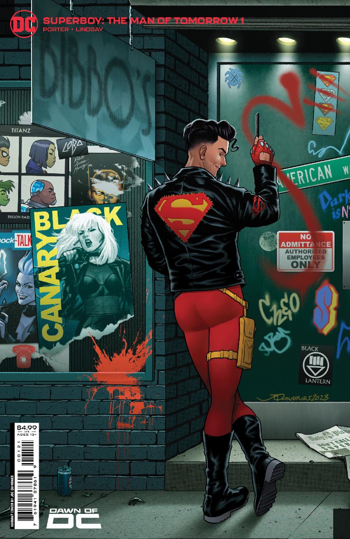 Superboy The Man Of Tomorrow #1 (Of 6) B Joe Quinones Card Stock Variant (04/18/2023) Dc