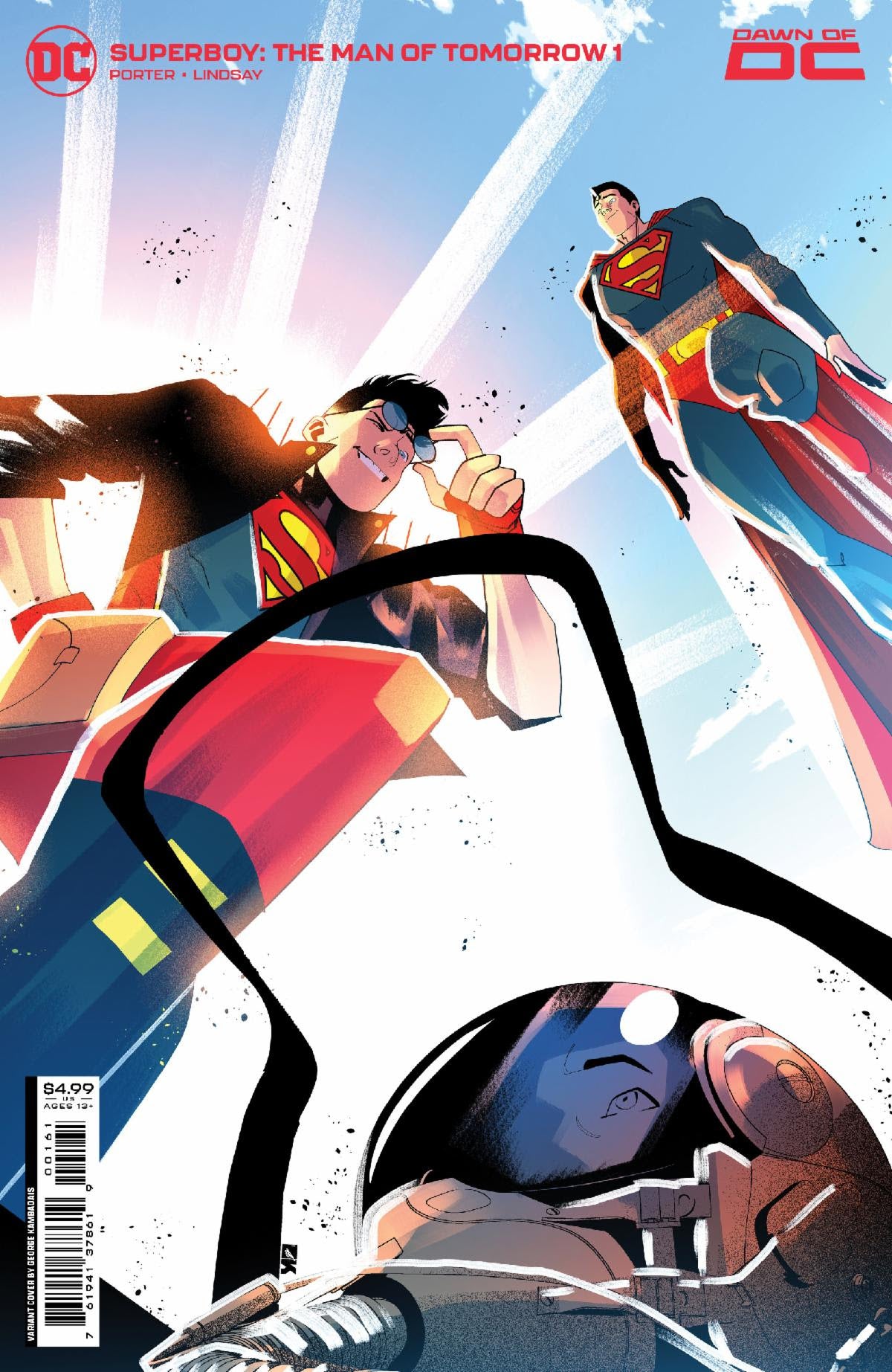 Superboy The Man Of Tomorrow #1 (Of 6) C George Kambadais Superman Card Stock Variant (04/18/2023) Dc