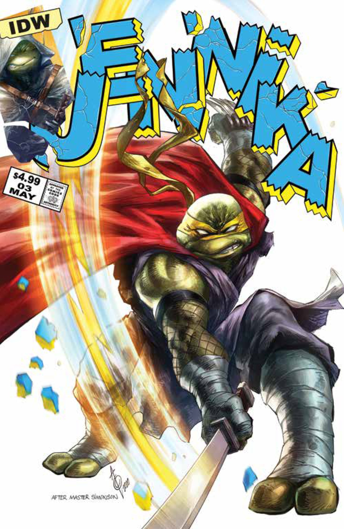 TMNT Jennika #3 (Of 3) Alan Quah Variant Mighty Thor 337 Homage Teenage Mutant Ninja Turtles (06/24/2020) IDW