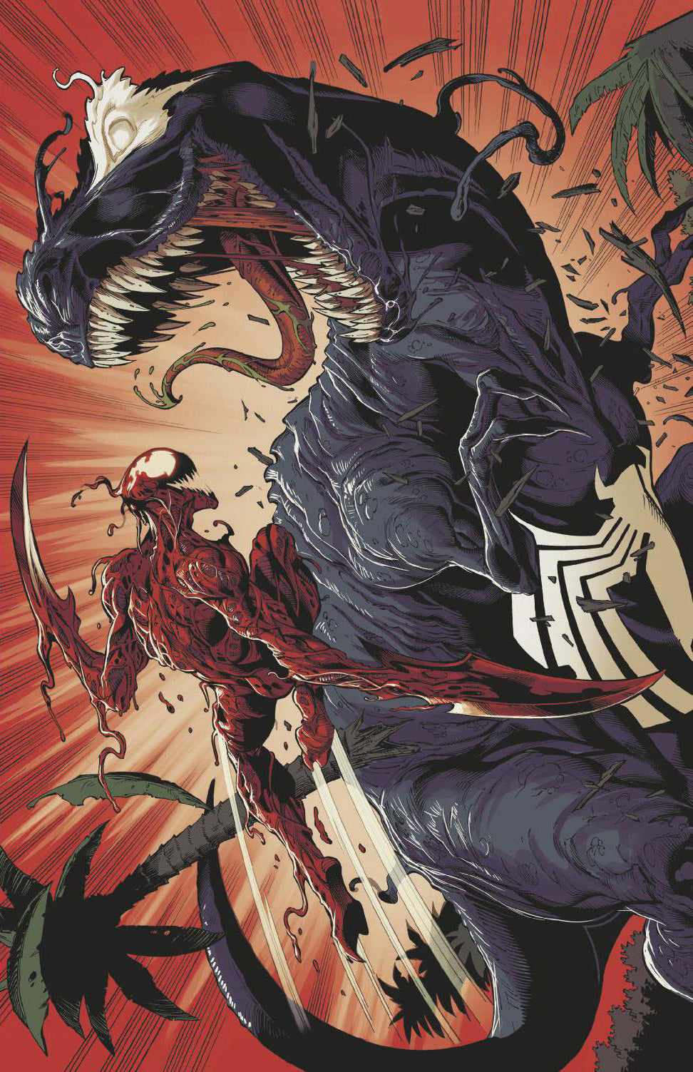 Venom #25 3rd Print Mark Bagley Virgin Variant Dinosaur T-Rex Carnage (08/19/2020) Marvel