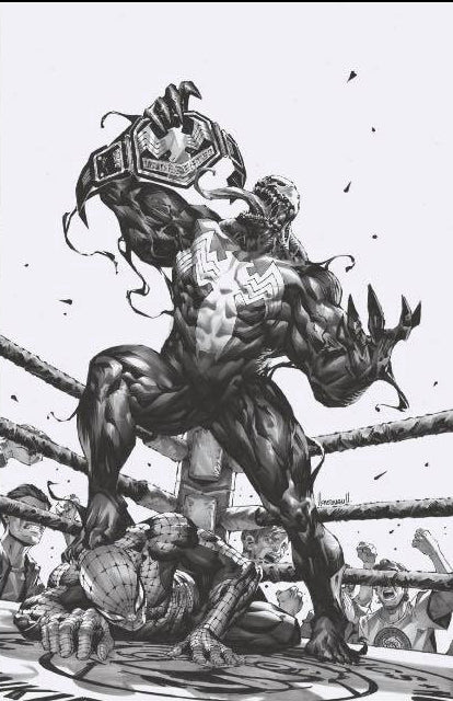Venom #28 Kael Ngu Wrestling Belt Spider-Man Sketch Variant (09/23/2020) Marvel