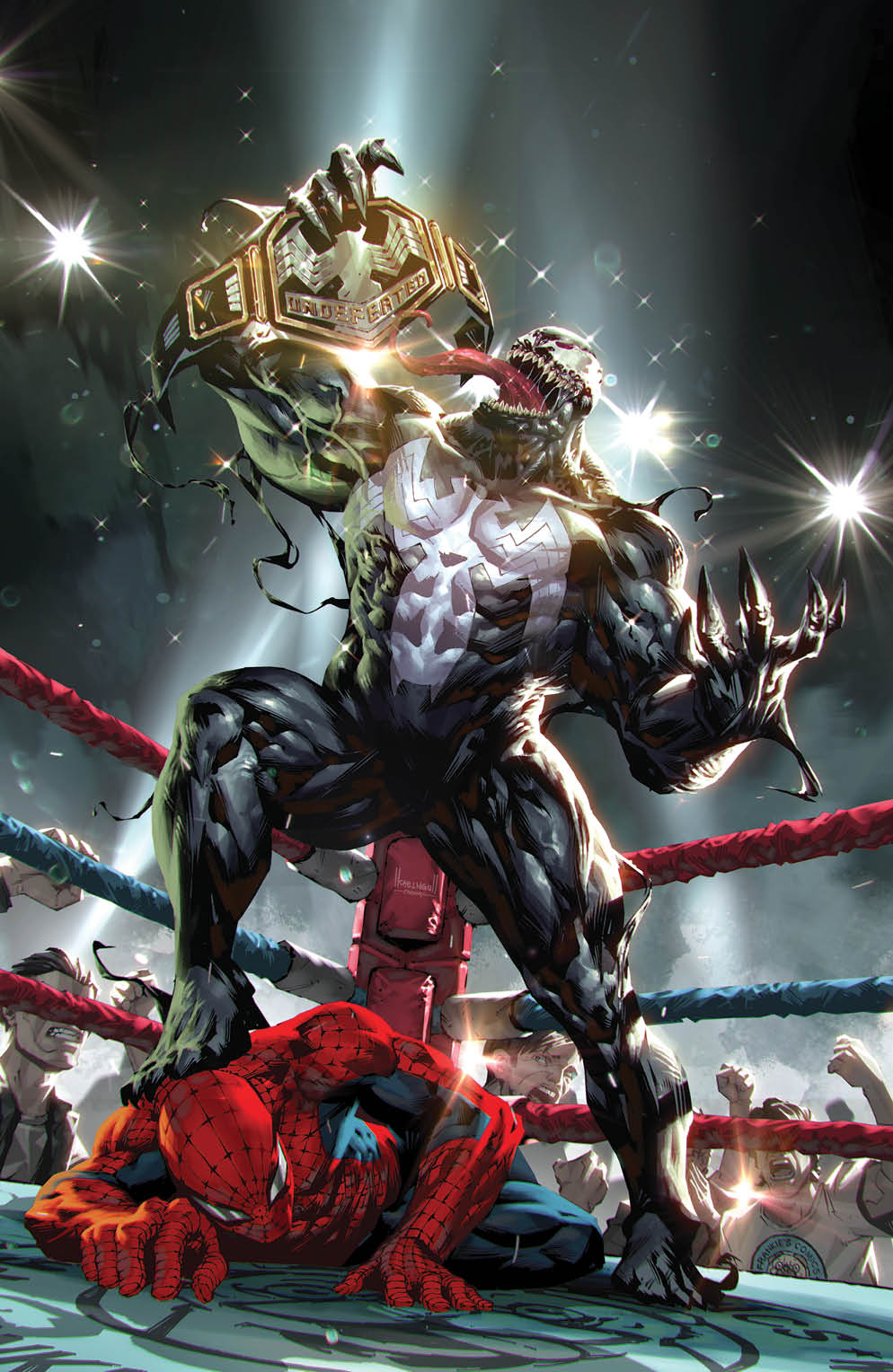 Venom #28 Kael Ngu Wrestling Belt Spider-Man Variant (09/23/2020) Marvel