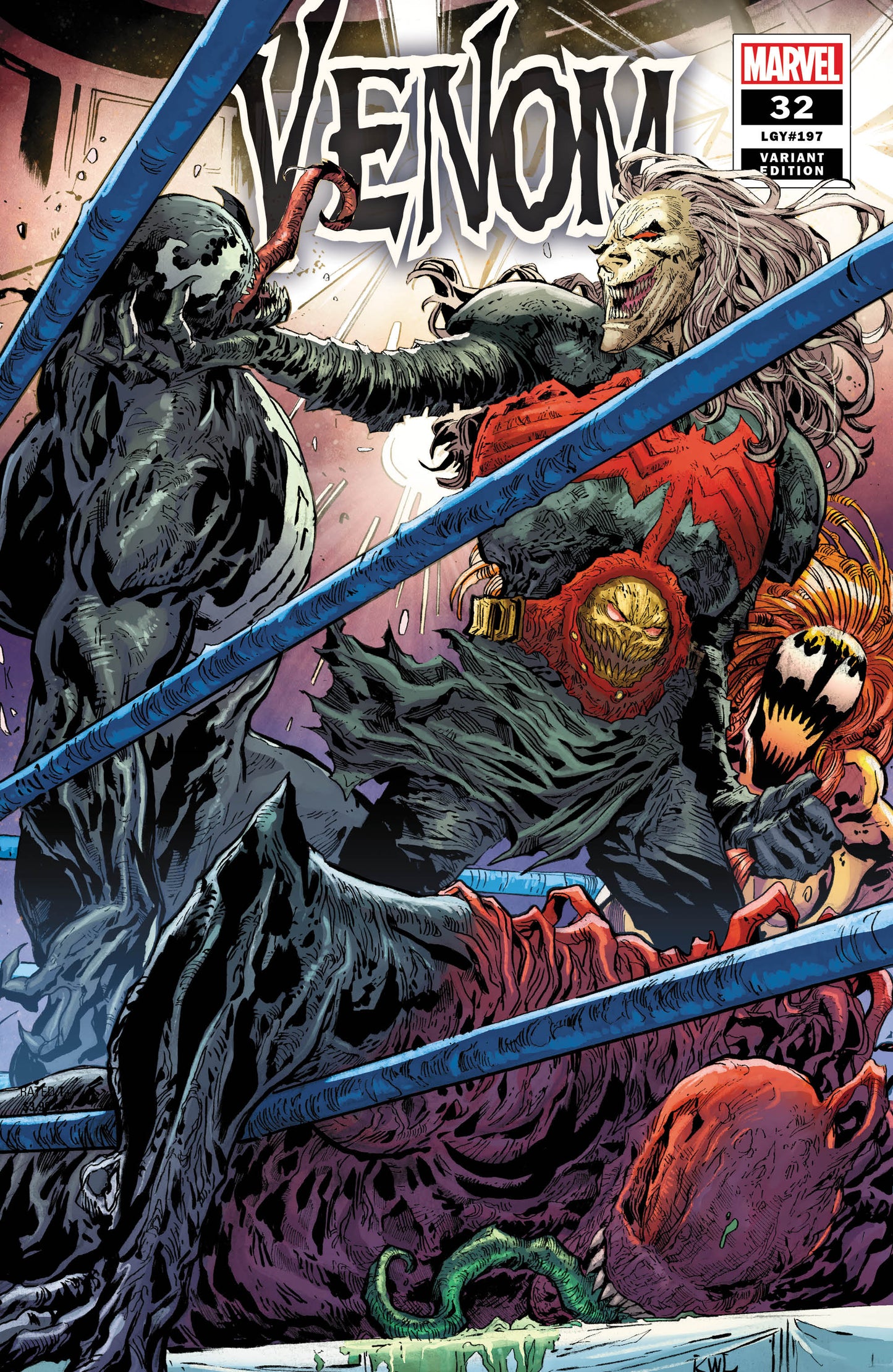 Venom #32 Ken Lashley Knull Wrestling Variant KIB (01/06/2021) Marvel