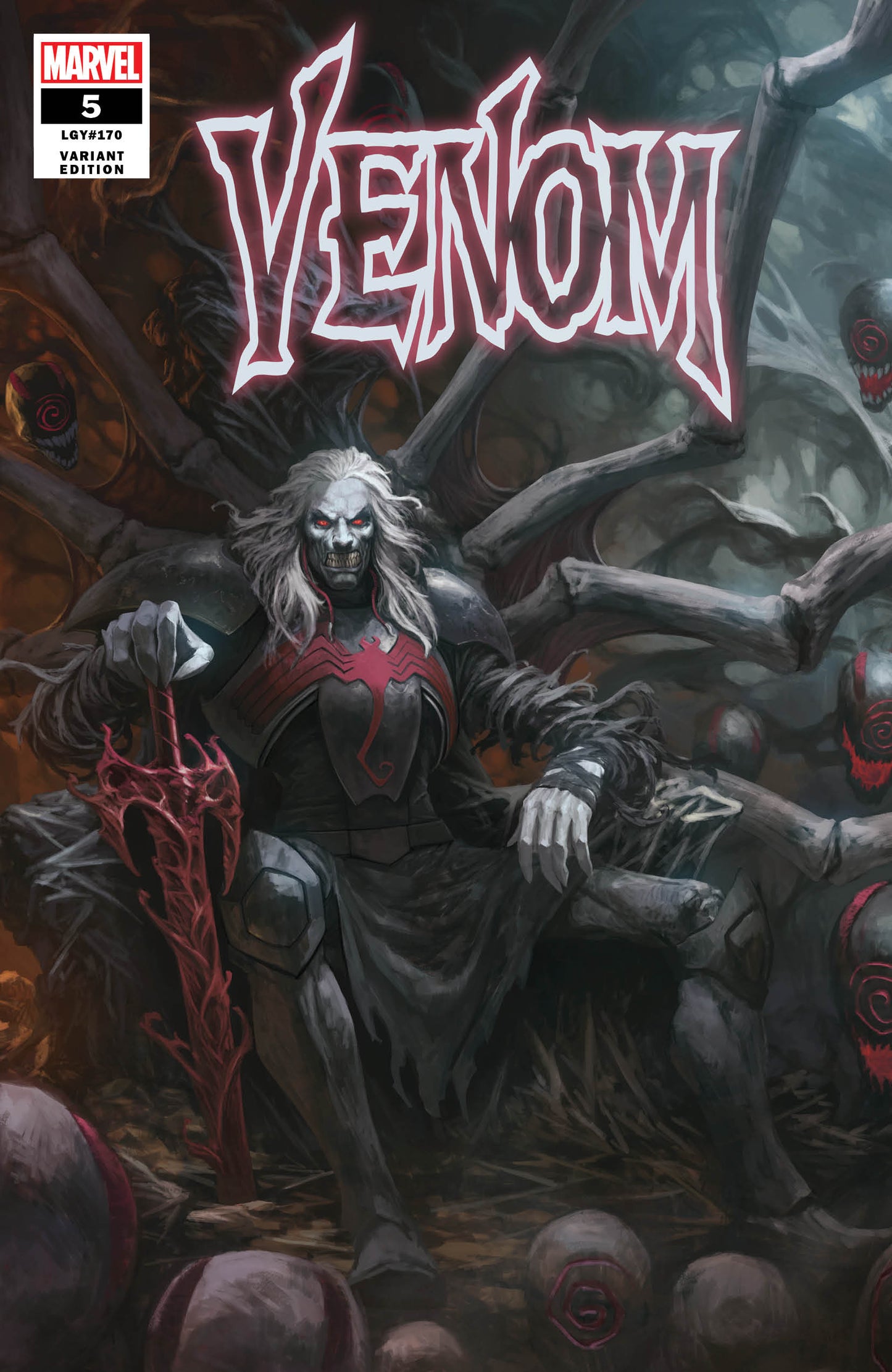 Venom 5 SKAN Variant Knull Symbiote God Donny Cates (08/22/2018) Marvel