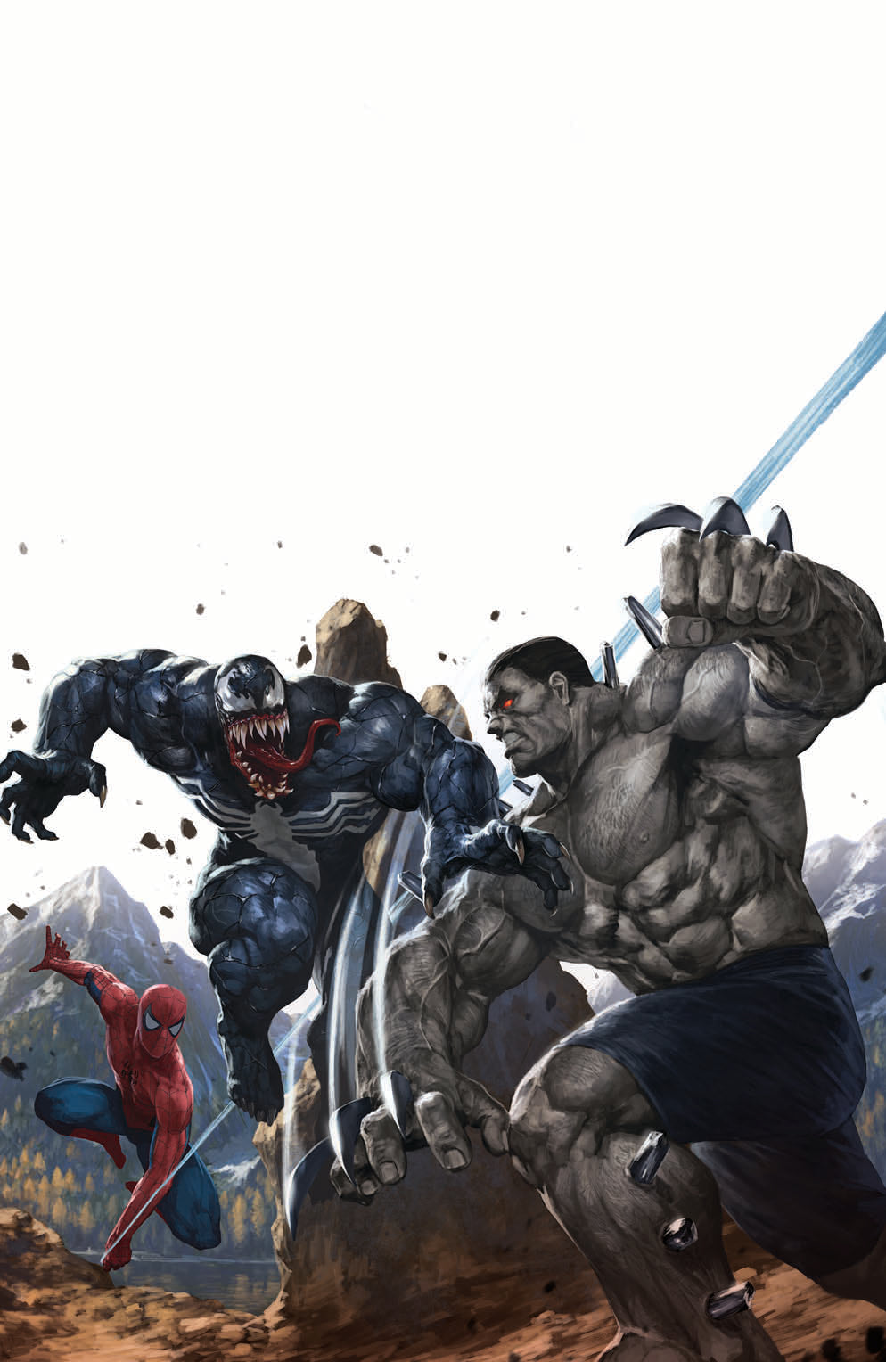 Venomized 1 Marvel SKAN Incredible Hulk 181 Homage Variant Spider-Man Venom Weapon H