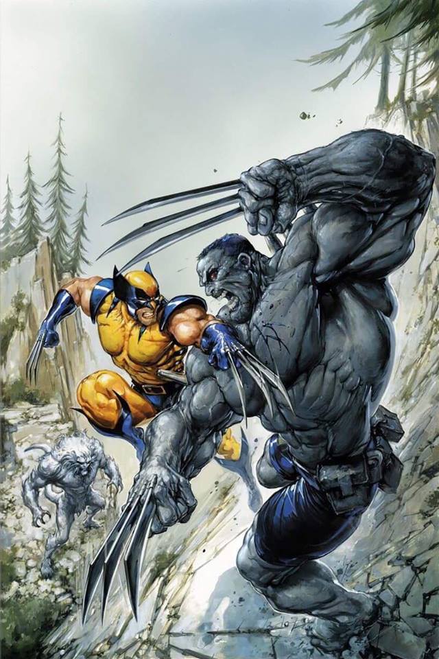 Weapon H 1 Marvel 2018 Clayton Crain Incredible Hulk 181 Homage Variant Wolverine Hulk