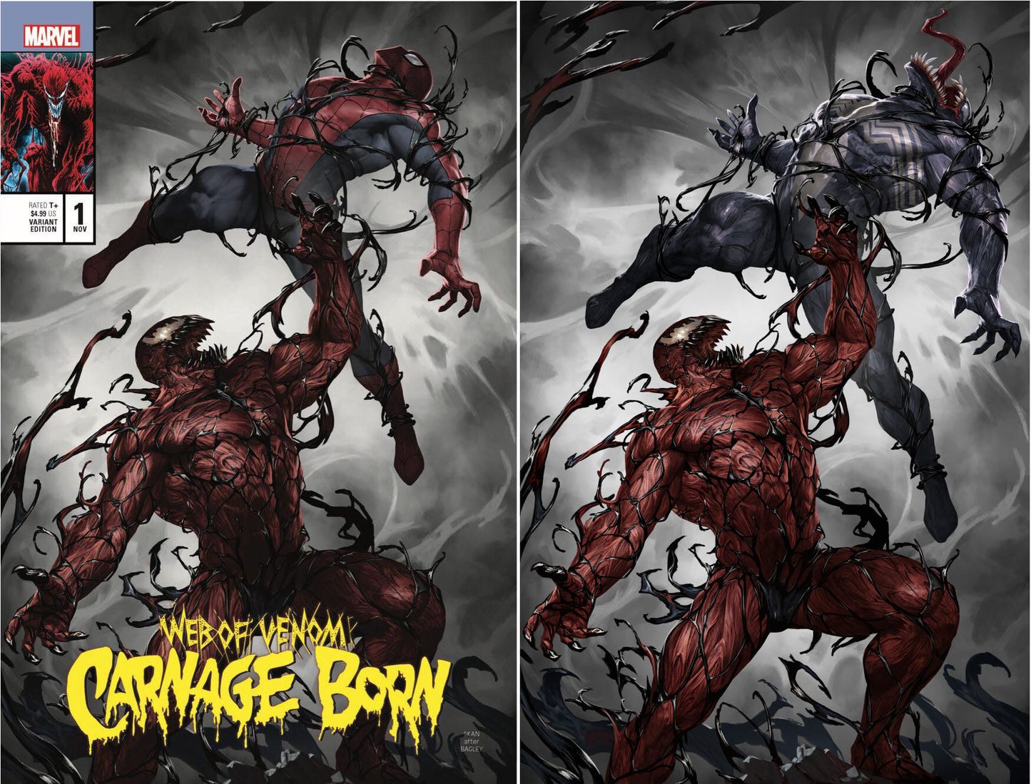 Web Of Venom Carnage Born 1 Skan Srisuwan Amazing Spider-Man 361 Homage Variant (11/21/2018)