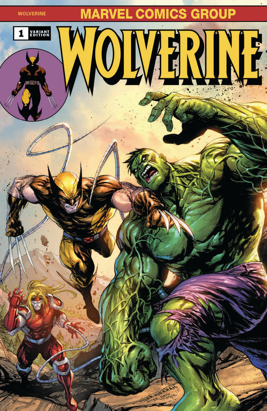 Wolverine #1 Tyler Kirkham Incredible Hulk 181 Homage Variant DX (02/19/2020) Marvel