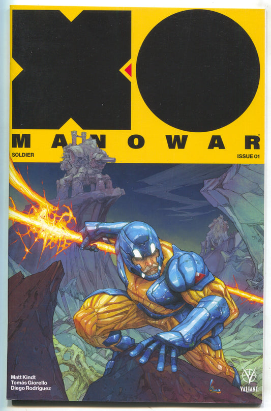 X-O Manowar 1 B Valiant 2017 NM Kenneth Rocafort Variant