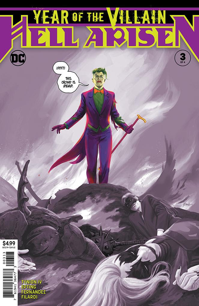 YEAR OF THE VILLAIN HELL ARISEN #3 A (OF 4) 3rd Print Steve Epting 1st Punchline Variant (05/27/2020) DC