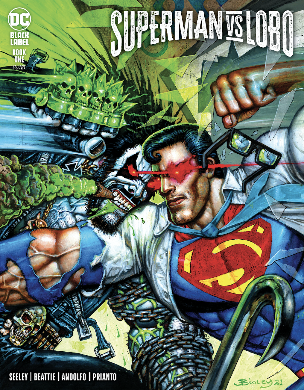 Superman Vs Lobo #1 (Of 3) B Simon Bisley Variant (Mr) (08/24/2021) Dc - Golden Apple Comics