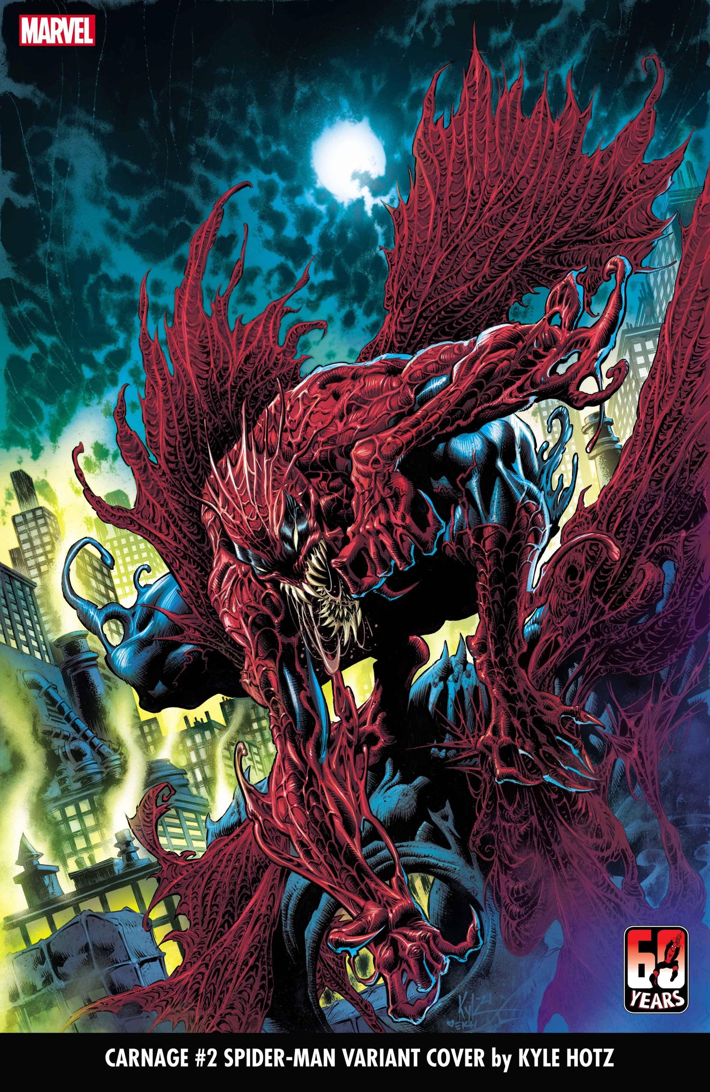 Carnage #2 D Kyle Hotz Spider-Man Variant (04/20/2022) Marvel