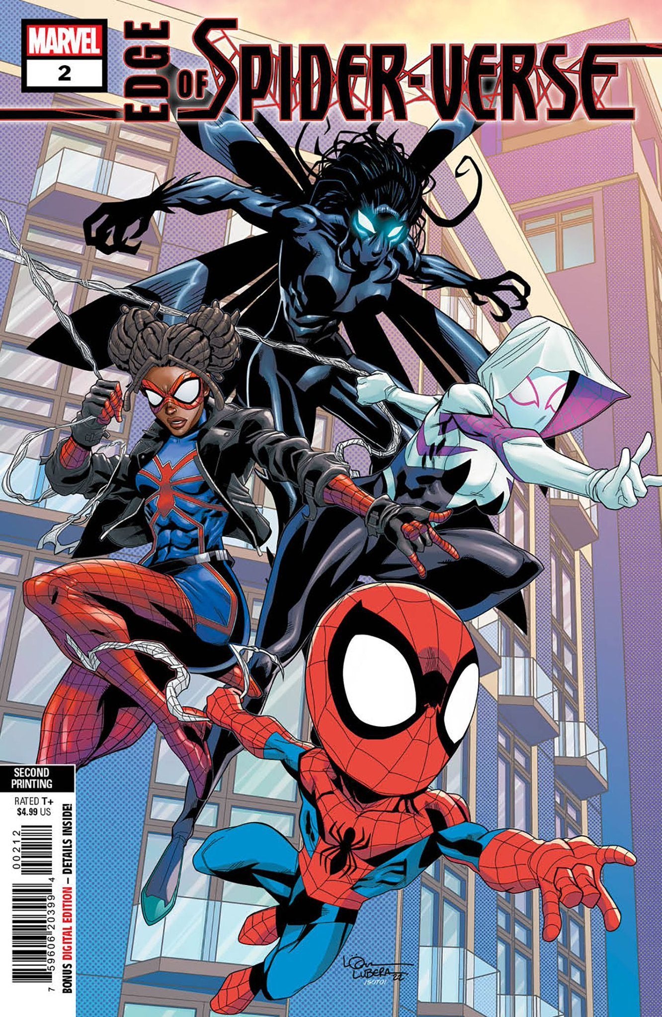 Edge Of Spider-Verse #2 (Of 5) 2nd Print Logan Lubera Variant (09/28/2022) Marvel